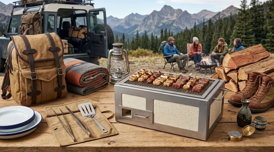 Somebody, please, stop me from impulse purchasing this Japanese BBQ grill and hosting my own at-home hibachi party