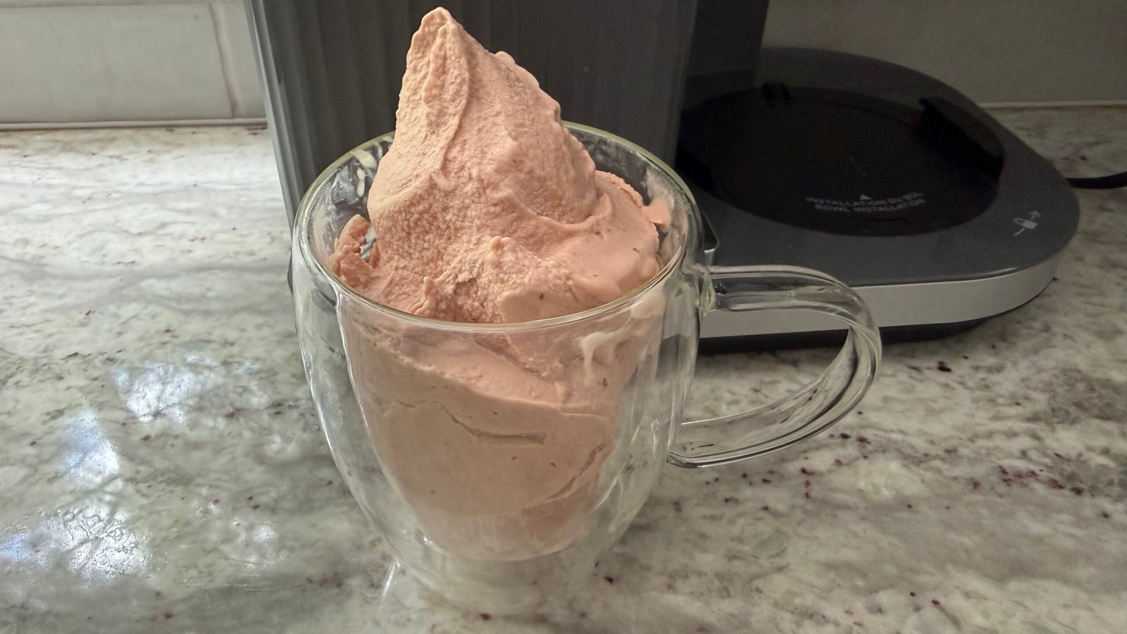 Cherry vanilla CREAMi from Ninja CREAMi