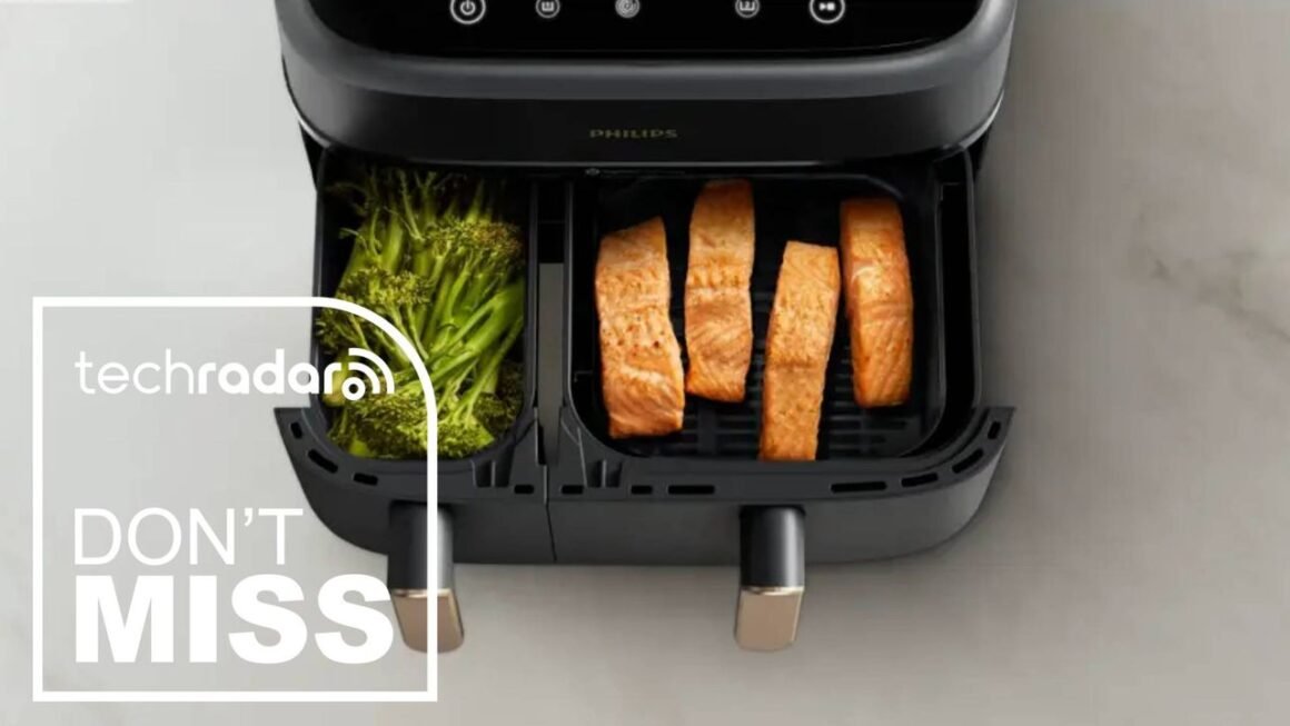 My single drawer air fryer just isn’t cutting it for me anymore — this is the dual basket model that’s caught my eye in Amazon’s early Prime Day sale, and it’s much cheaper than a Ninja model