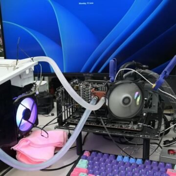 A YouTuber tried using an ice machine to cool down his Nvidia RTX 3060 rig —and it went about as well as you might expect