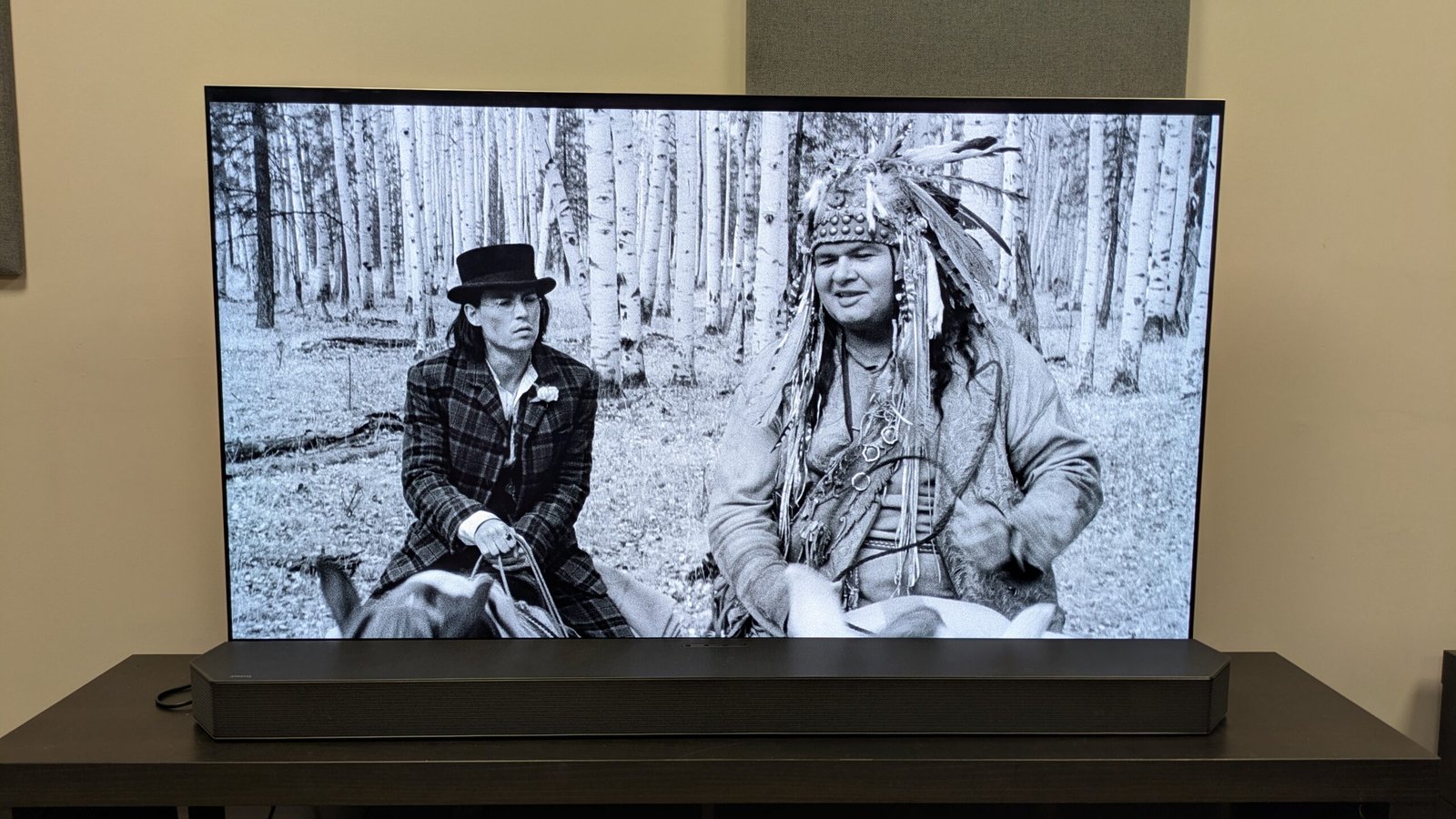 Dead Man 4K Blu-ray on LG G5 showing William Blake and Nothing