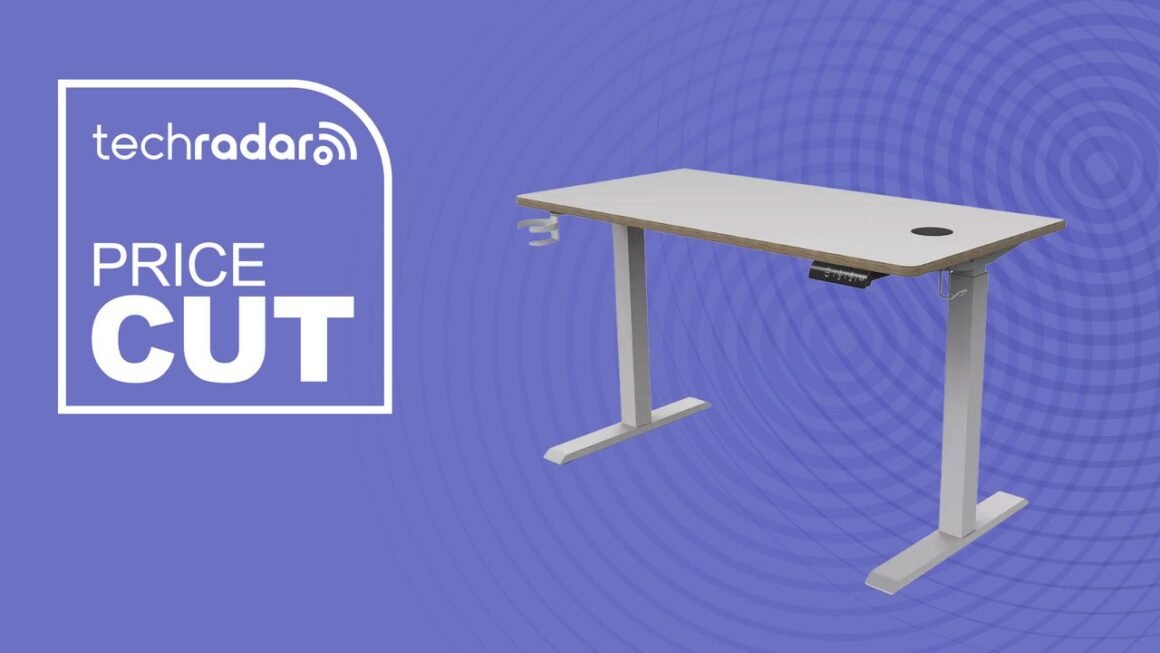 Upgrade your home office — the feature-packed Koble Gino smart standing desk is 20% off at Argos