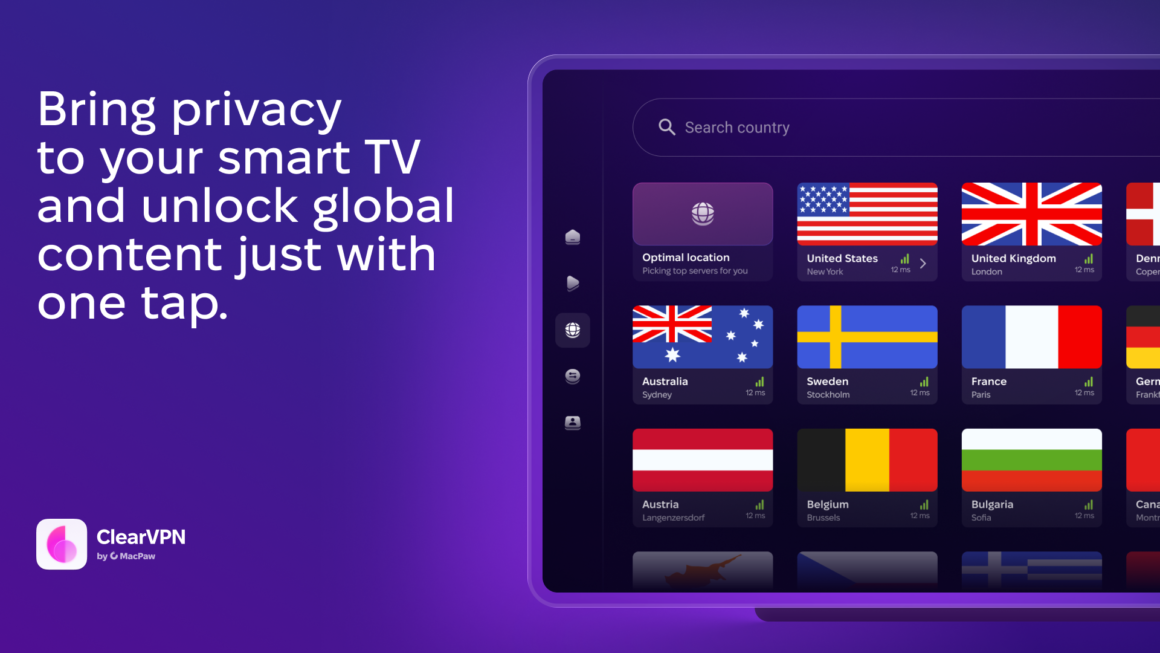 MacPaw brings its ‘privacy-first’ ClearVPN to the biggest screen in your house