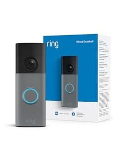 Ring Wired Video Doorbell (newest Gen) | Video Doorbell Camera With Retinal 2k, Up to 6x Enhanced Zoom | Wide Field of View | Two-Way Talk | 30-Day Free Trial of Ring Subscription Plan