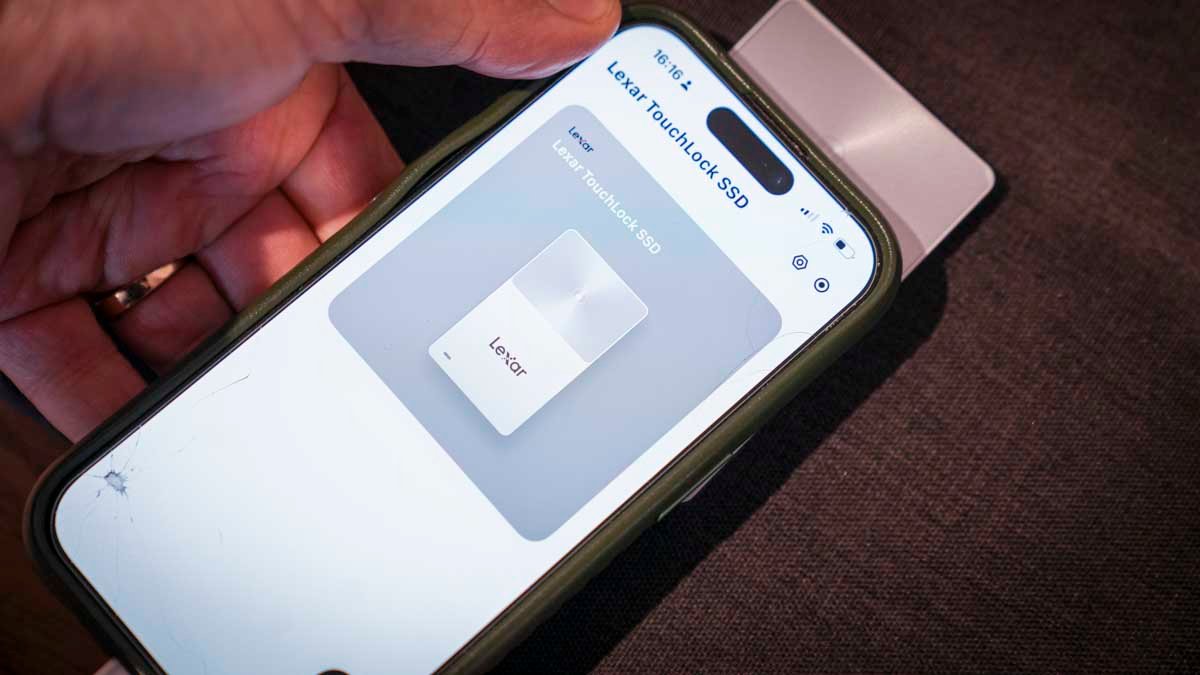 Lexar TouchLock Portable SSD
