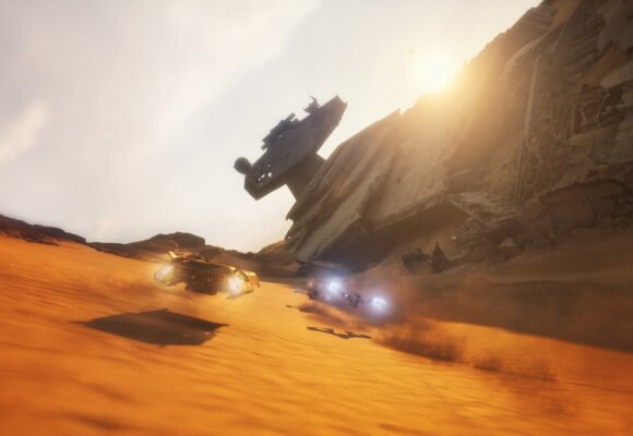 If you love Star Wars and the Burnout games, then Galactic Racer is going to be right up your street